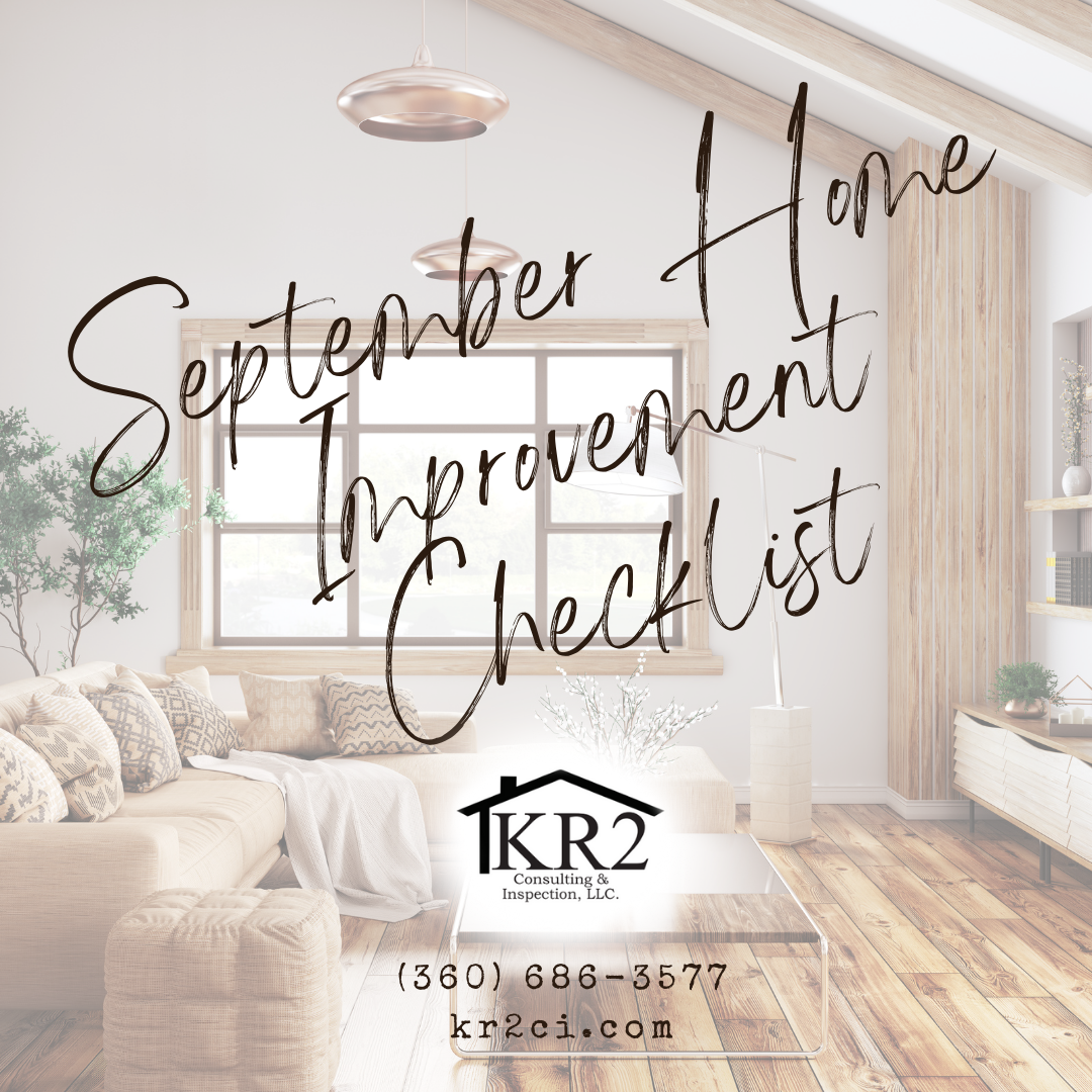 September Home Improvement Checklist